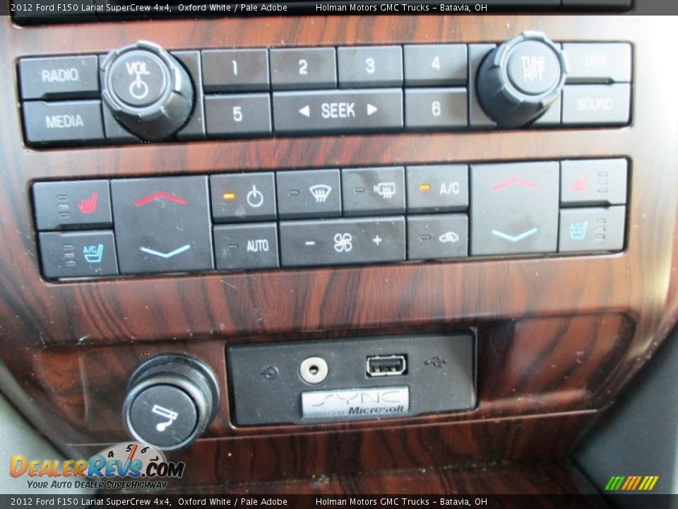 2012 Ford F150 Lariat SuperCrew 4x4 Oxford White / Pale Adobe Photo #15