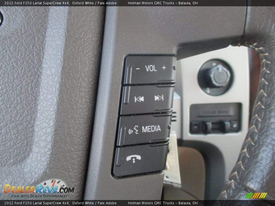 2012 Ford F150 Lariat SuperCrew 4x4 Oxford White / Pale Adobe Photo #20