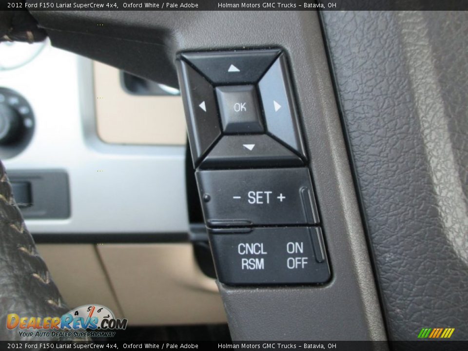 2012 Ford F150 Lariat SuperCrew 4x4 Oxford White / Pale Adobe Photo #21