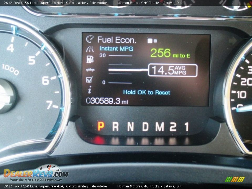 2012 Ford F150 Lariat SuperCrew 4x4 Oxford White / Pale Adobe Photo #23