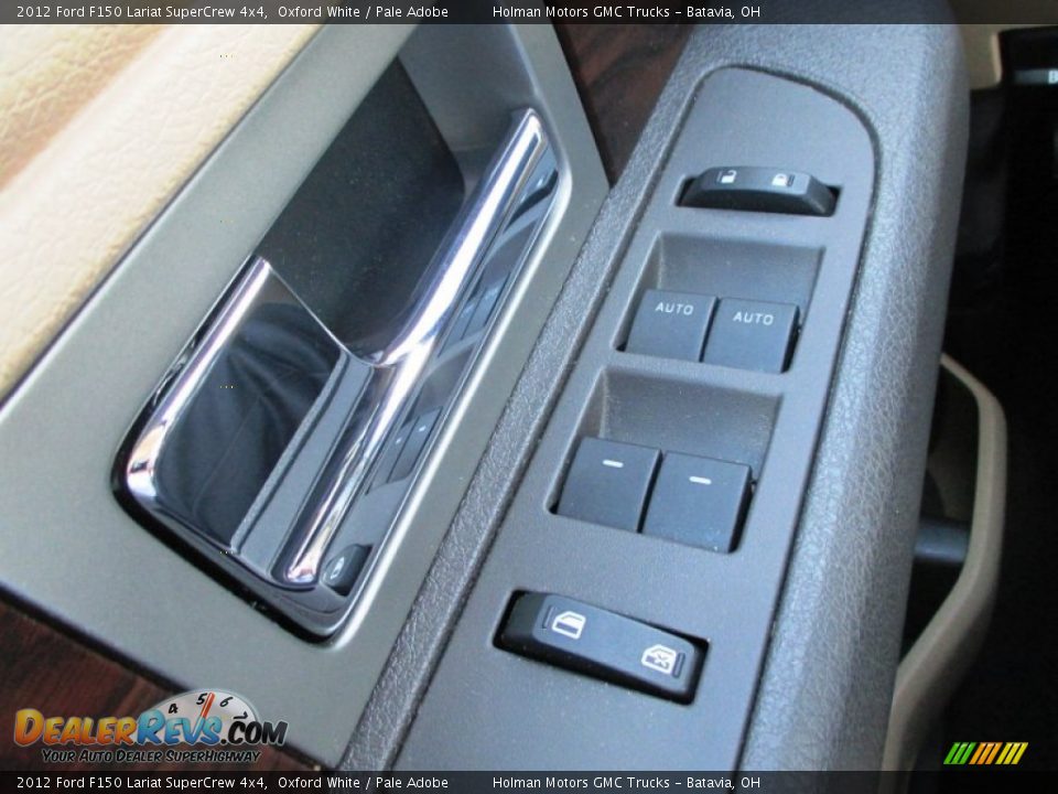 2012 Ford F150 Lariat SuperCrew 4x4 Oxford White / Pale Adobe Photo #24