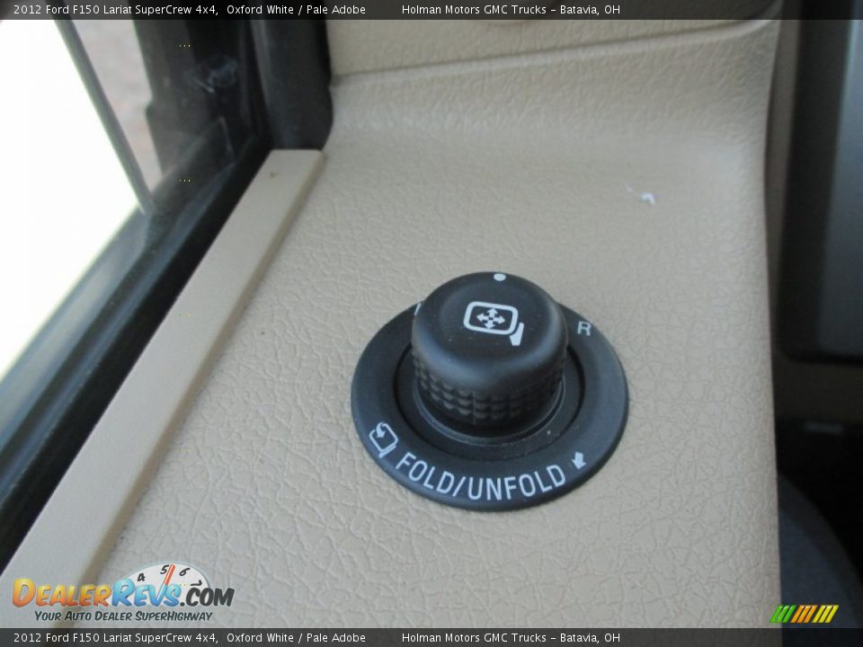 2012 Ford F150 Lariat SuperCrew 4x4 Oxford White / Pale Adobe Photo #25