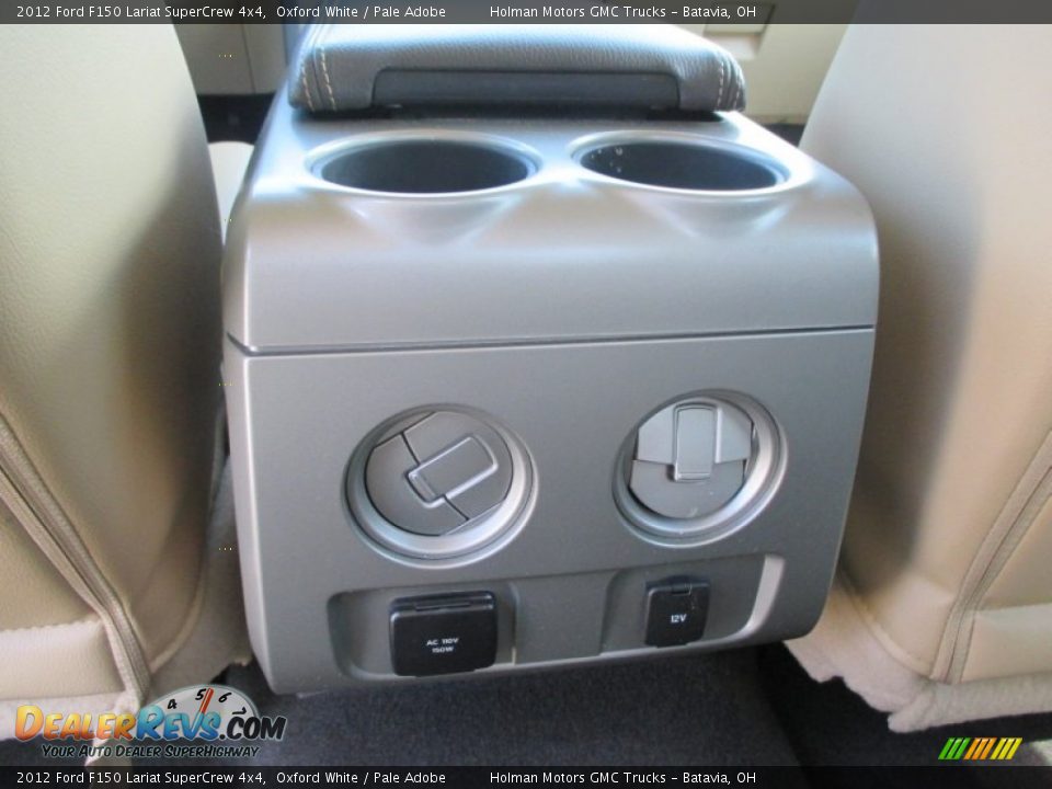 2012 Ford F150 Lariat SuperCrew 4x4 Oxford White / Pale Adobe Photo #30