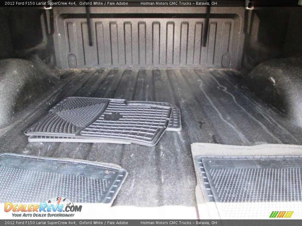 2012 Ford F150 Lariat SuperCrew 4x4 Oxford White / Pale Adobe Photo #35