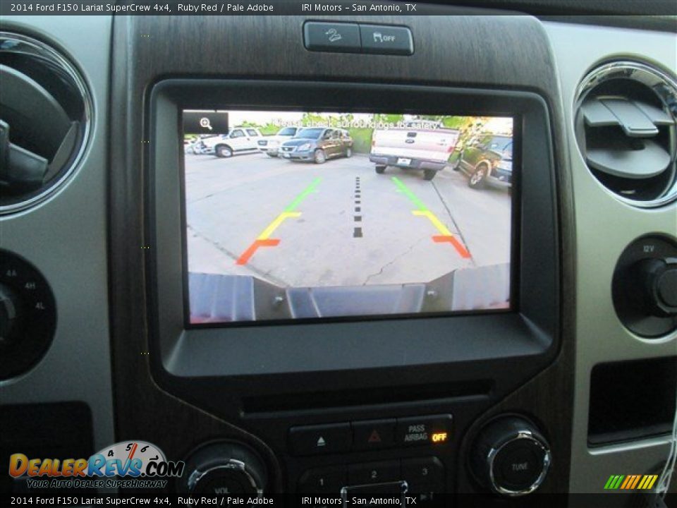 2014 Ford F150 Lariat SuperCrew 4x4 Ruby Red / Pale Adobe Photo #9