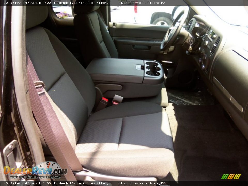 2013 Chevrolet Silverado 1500 LT Extended Cab 4x4 Black / Ebony Photo #19