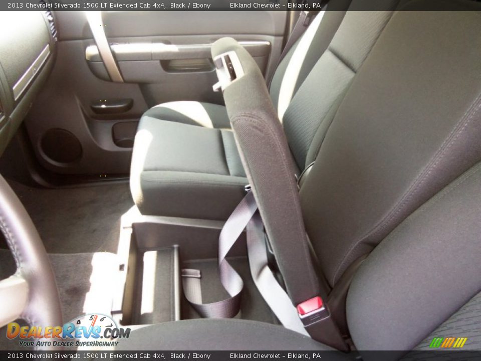 2013 Chevrolet Silverado 1500 LT Extended Cab 4x4 Black / Ebony Photo #28