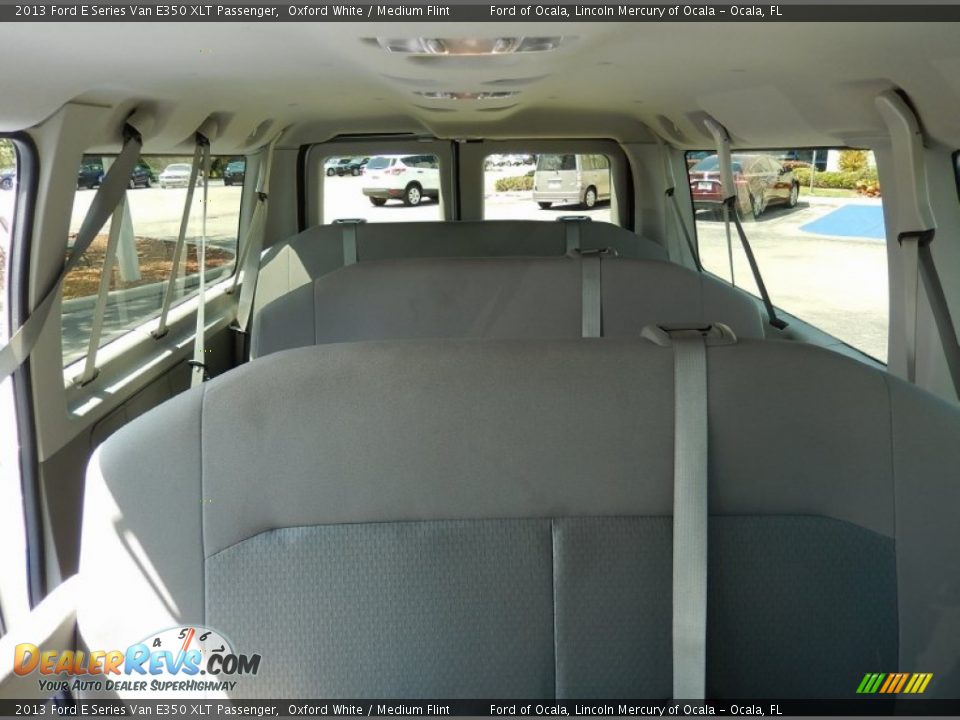 2013 Ford E Series Van E350 XLT Passenger Oxford White / Medium Flint Photo #21