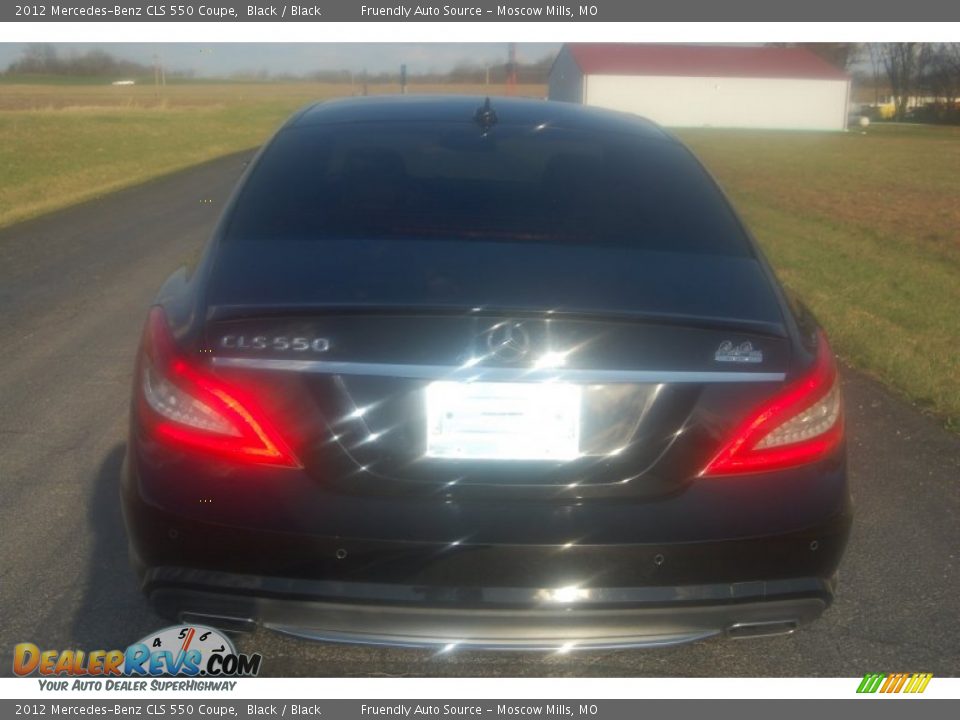 2012 Mercedes-Benz CLS 550 Coupe Black / Black Photo #4