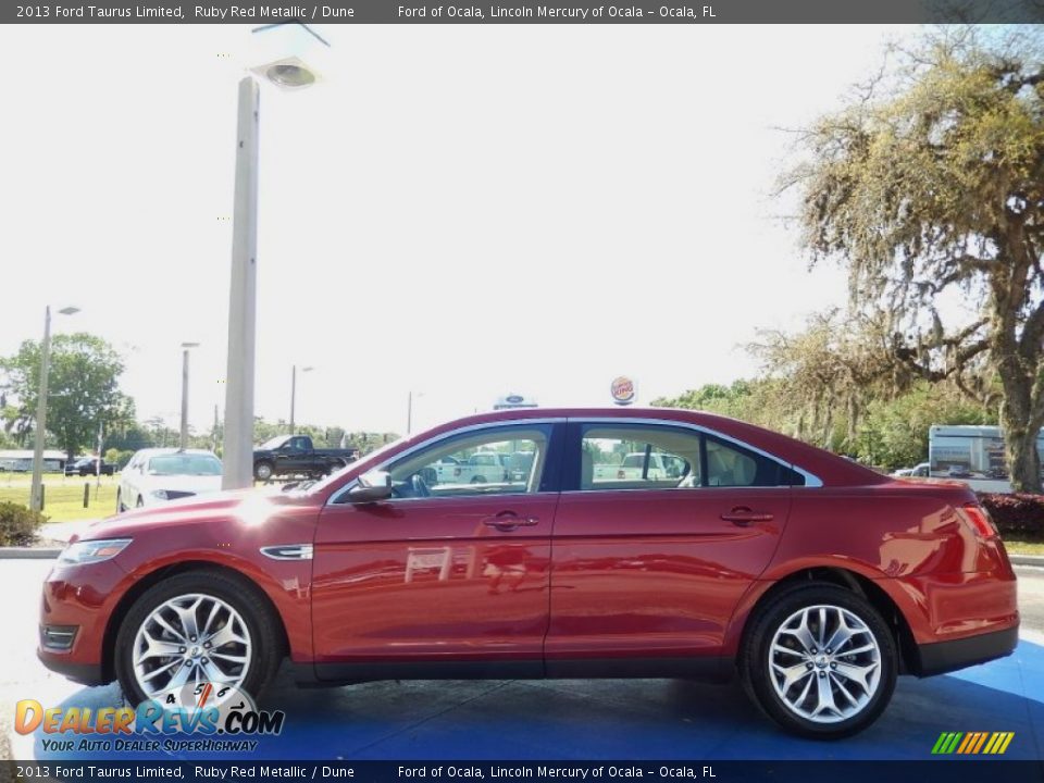 Ruby Red Metallic 2013 Ford Taurus Limited Photo #2