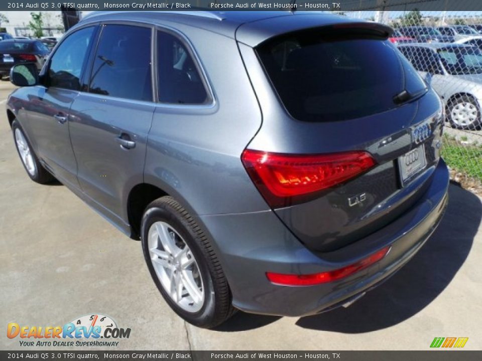 2014 Audi Q5 3.0 TFSI quattro Monsoon Gray Metallic / Black Photo #5