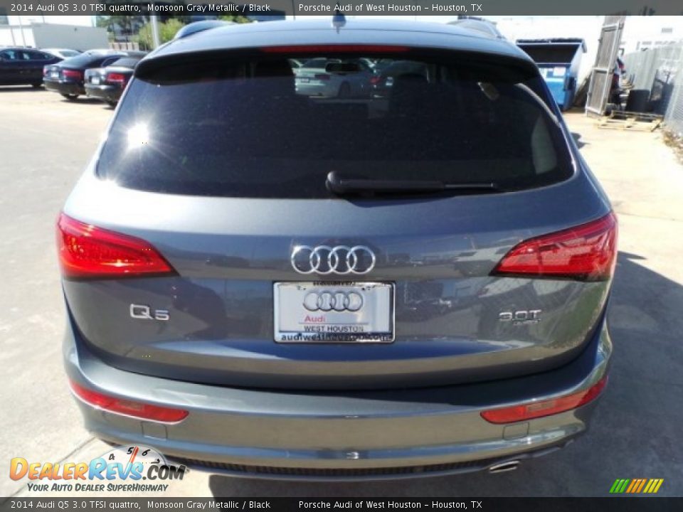 2014 Audi Q5 3.0 TFSI quattro Monsoon Gray Metallic / Black Photo #6