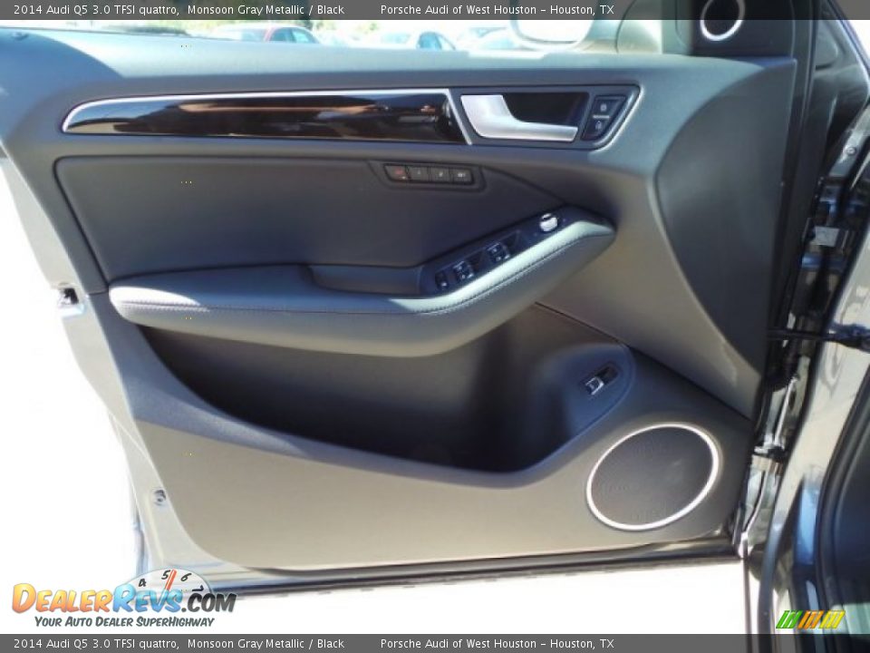 2014 Audi Q5 3.0 TFSI quattro Monsoon Gray Metallic / Black Photo #10