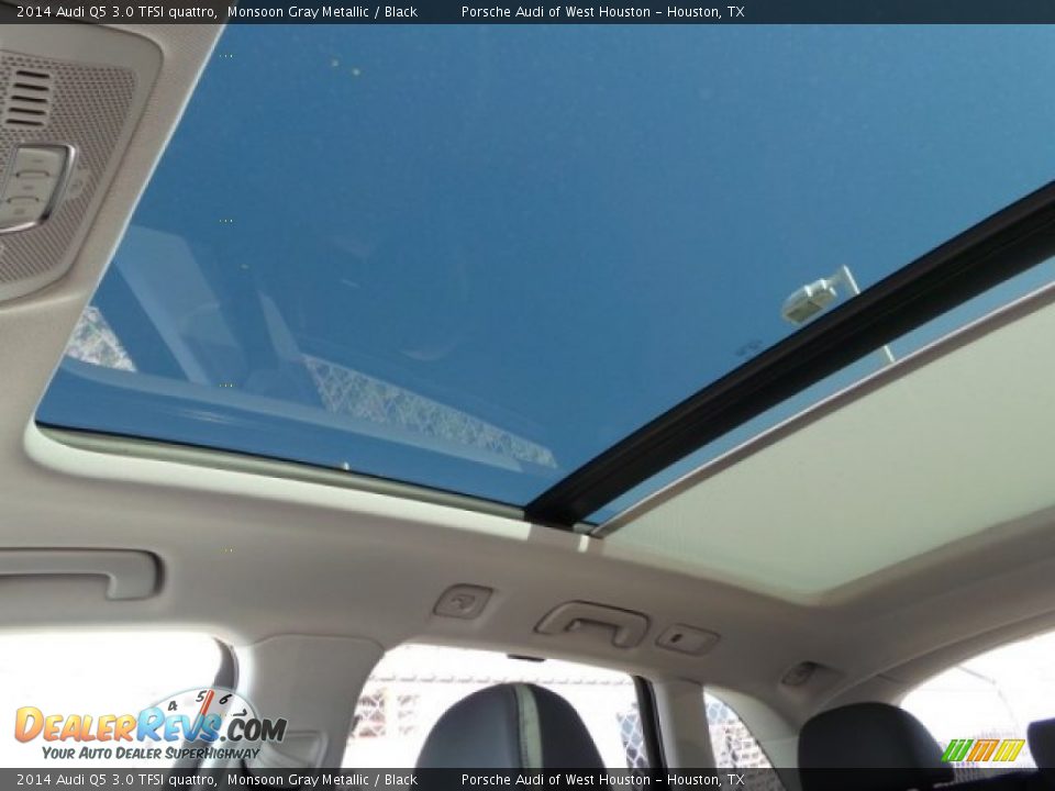 2014 Audi Q5 3.0 TFSI quattro Monsoon Gray Metallic / Black Photo #18