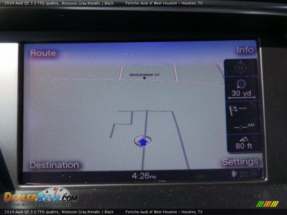 2014 Audi Q5 3.0 TFSI quattro Monsoon Gray Metallic / Black Photo #20