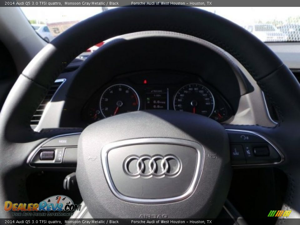 2014 Audi Q5 3.0 TFSI quattro Monsoon Gray Metallic / Black Photo #27