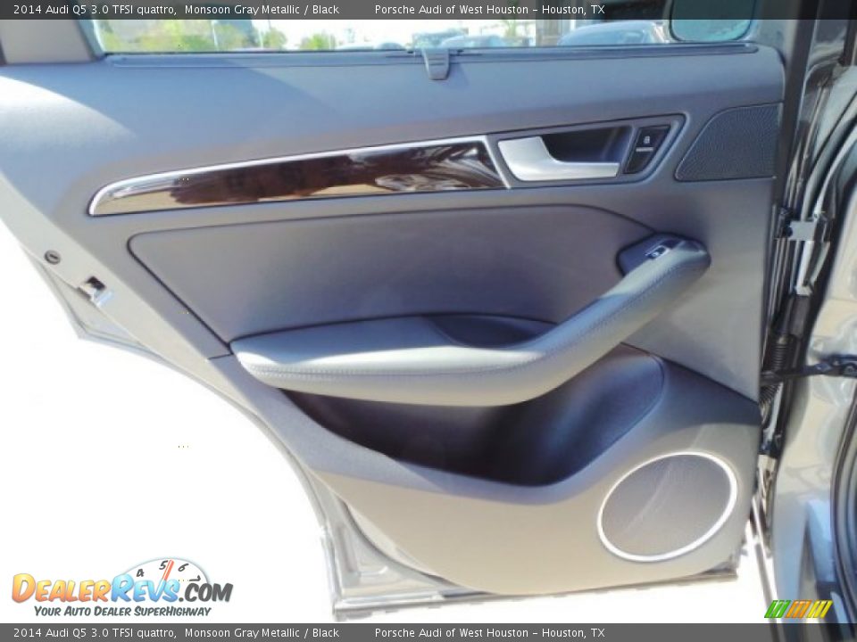 2014 Audi Q5 3.0 TFSI quattro Monsoon Gray Metallic / Black Photo #28