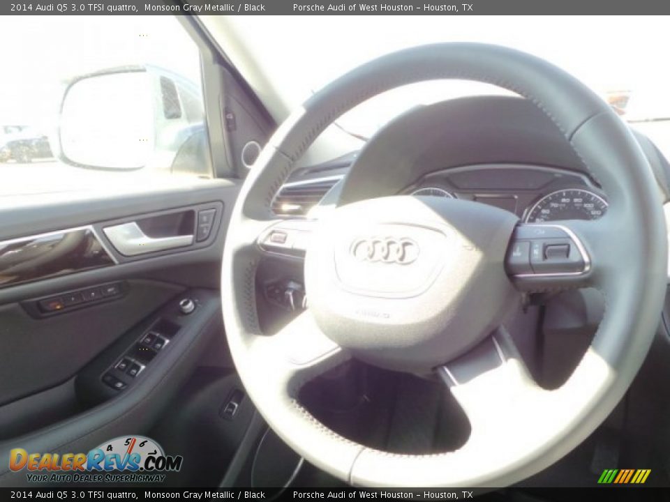 2014 Audi Q5 3.0 TFSI quattro Monsoon Gray Metallic / Black Photo #32