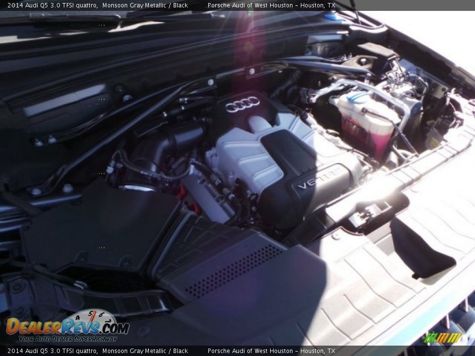 2014 Audi Q5 3.0 TFSI quattro Monsoon Gray Metallic / Black Photo #35