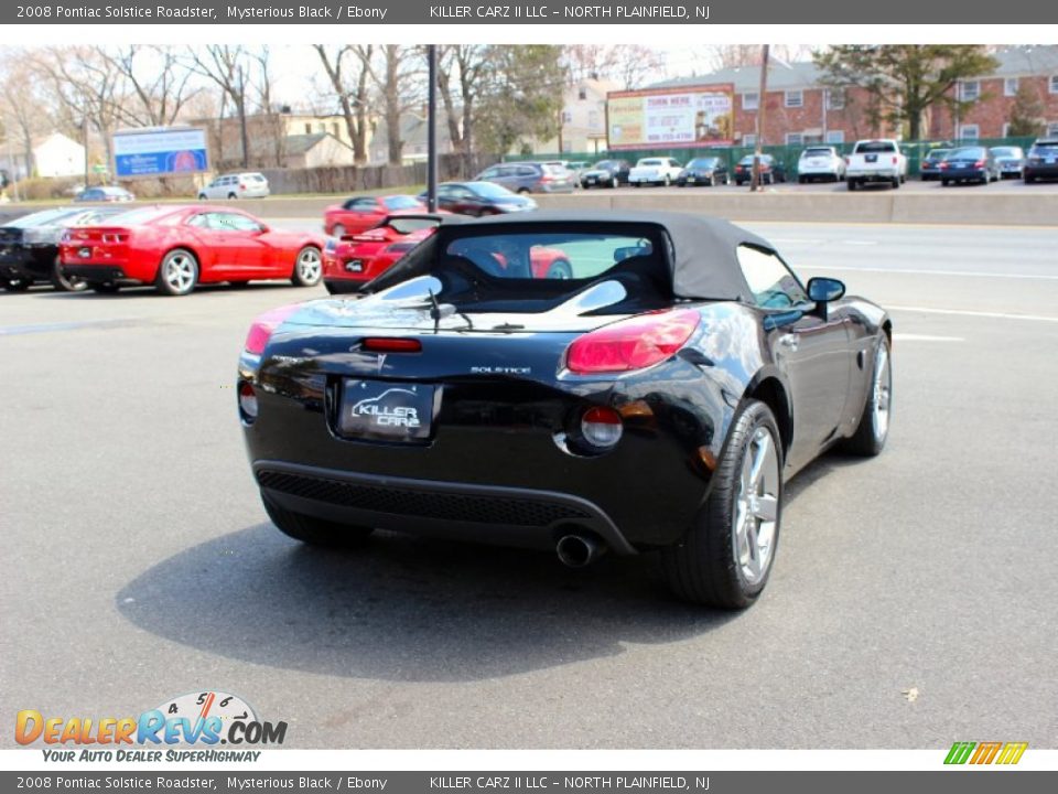 2008 Pontiac Solstice Roadster Mysterious Black / Ebony Photo #7