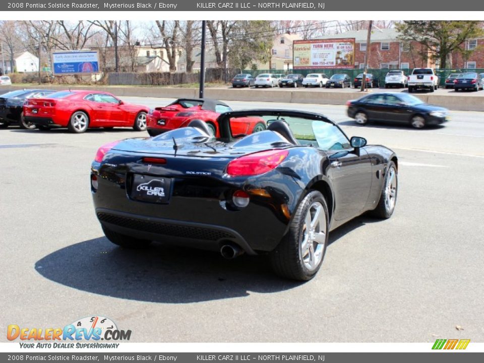 2008 Pontiac Solstice Roadster Mysterious Black / Ebony Photo #13