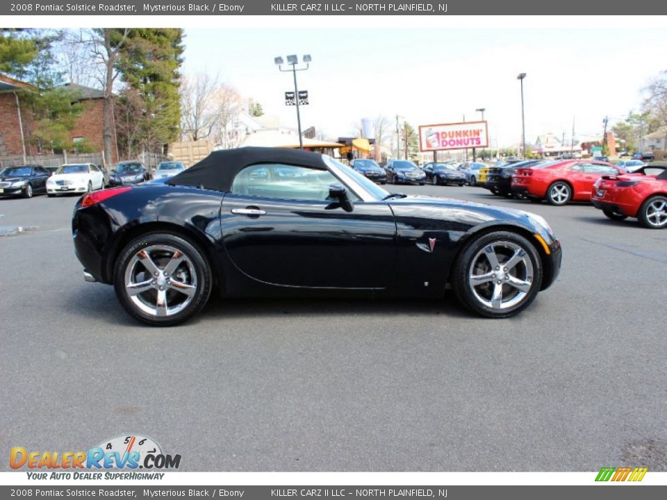2008 Pontiac Solstice Roadster Mysterious Black / Ebony Photo #16
