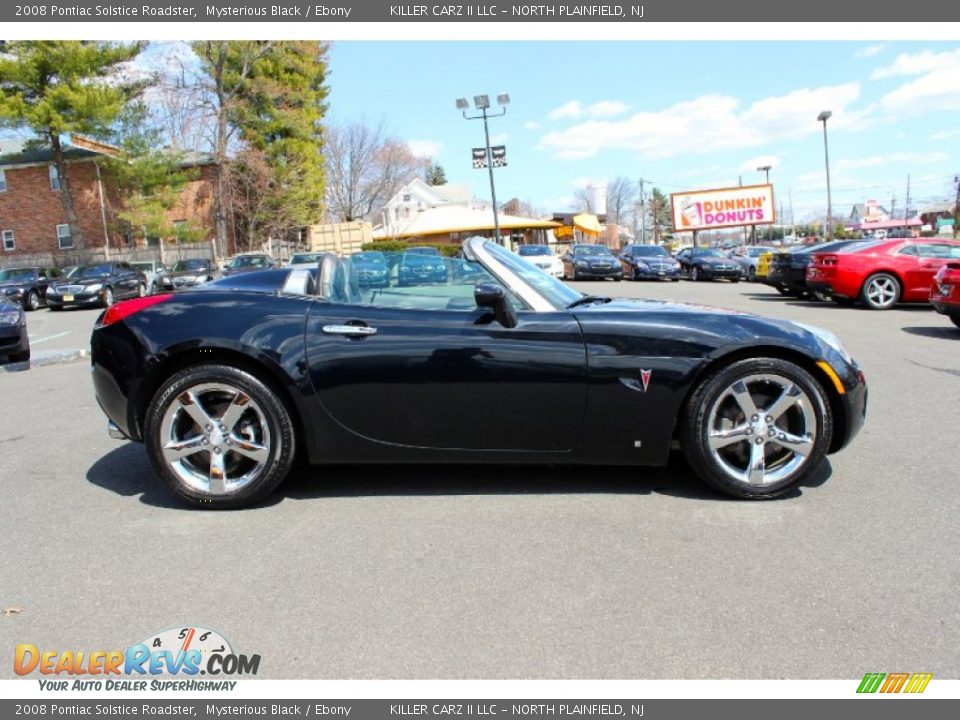 2008 Pontiac Solstice Roadster Mysterious Black / Ebony Photo #17