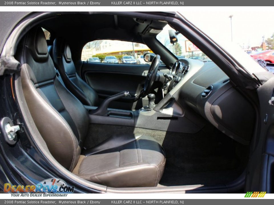 2008 Pontiac Solstice Roadster Mysterious Black / Ebony Photo #28