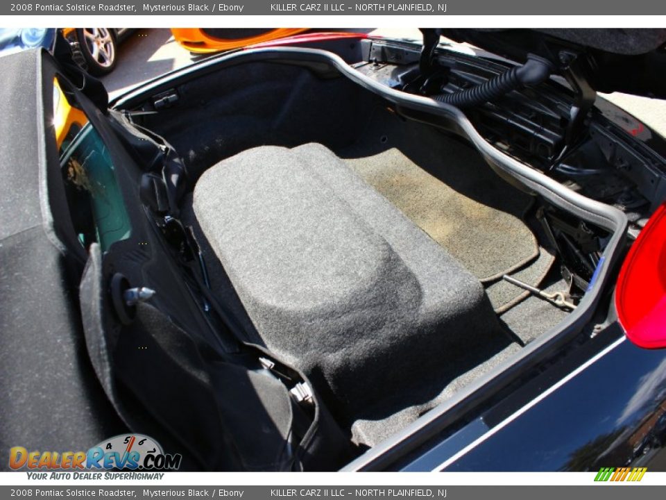 2008 Pontiac Solstice Roadster Mysterious Black / Ebony Photo #31