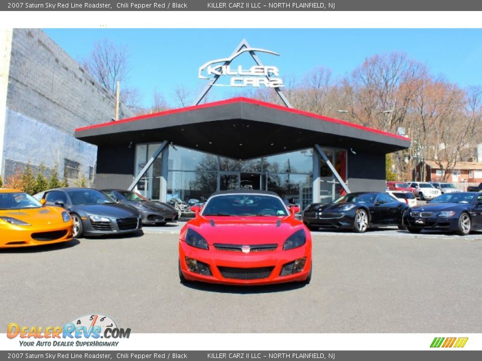 2007 Saturn Sky Red Line Roadster Chili Pepper Red / Black Photo #2