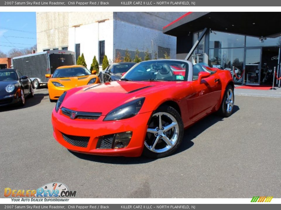 2007 Saturn Sky Red Line Roadster Chili Pepper Red / Black Photo #3