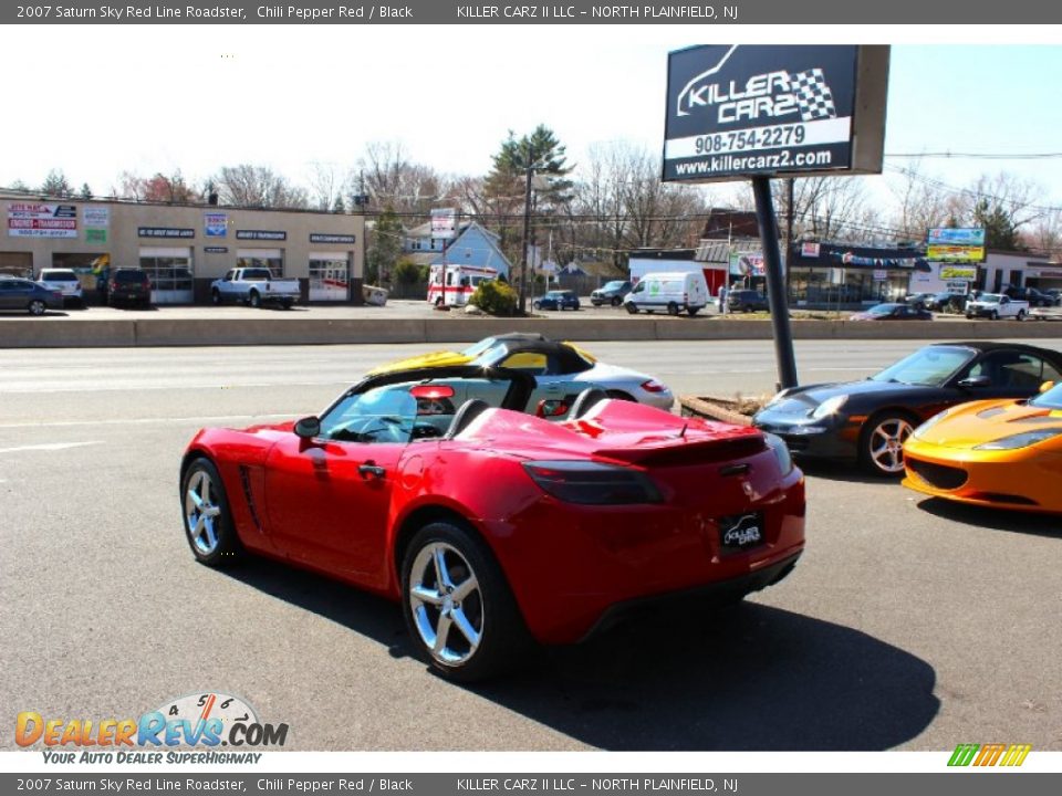 2007 Saturn Sky Red Line Roadster Chili Pepper Red / Black Photo #5