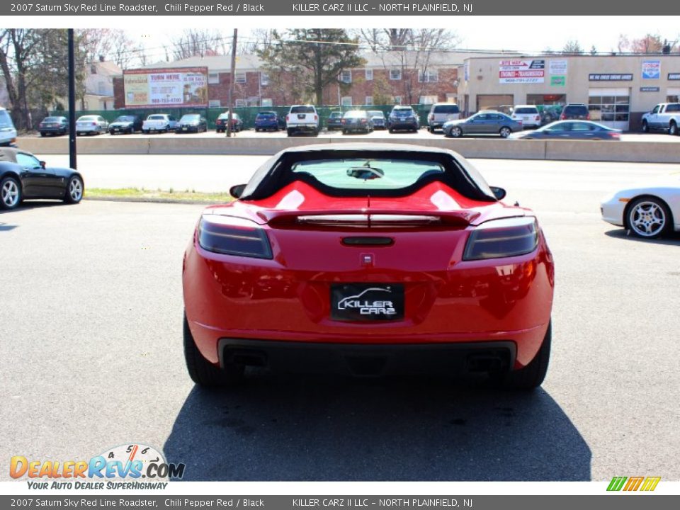 2007 Saturn Sky Red Line Roadster Chili Pepper Red / Black Photo #6