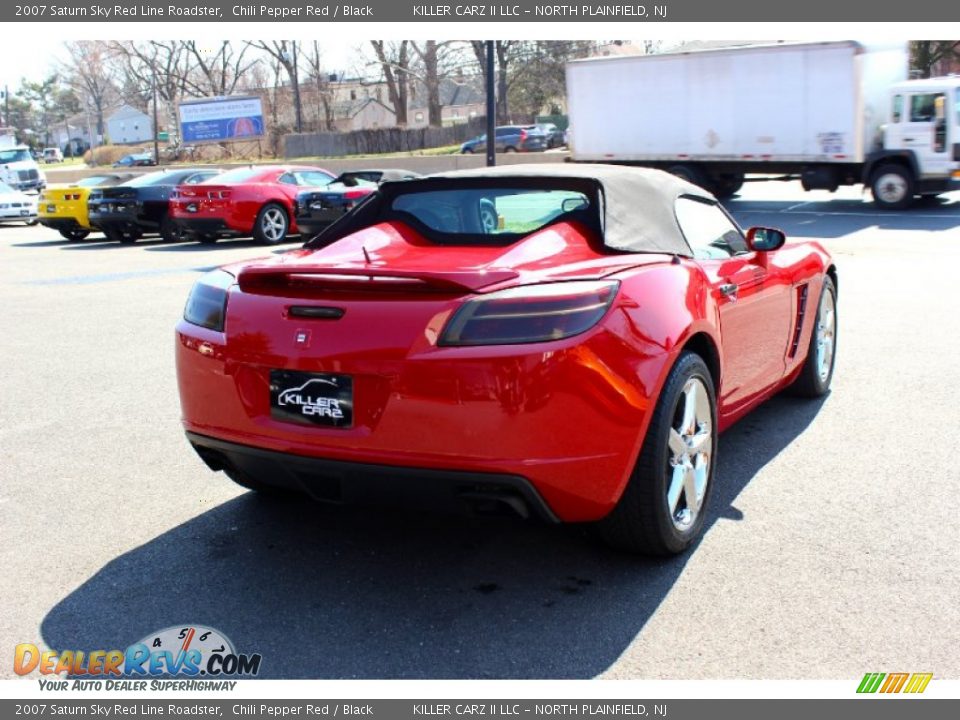 2007 Saturn Sky Red Line Roadster Chili Pepper Red / Black Photo #7