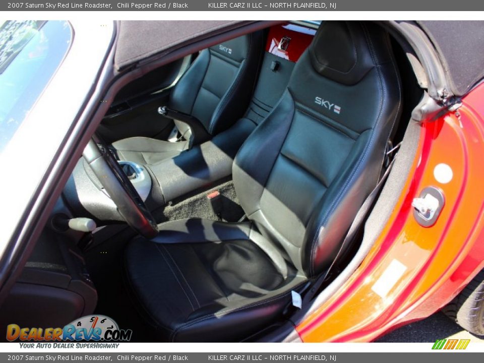 2007 Saturn Sky Red Line Roadster Chili Pepper Red / Black Photo #9