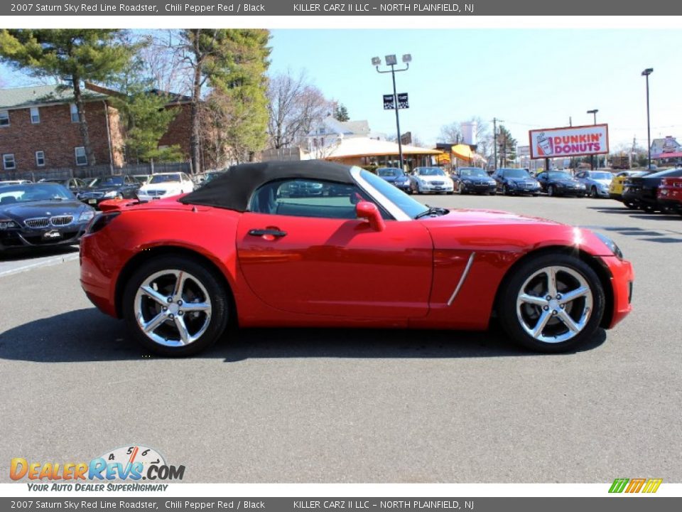 2007 Saturn Sky Red Line Roadster Chili Pepper Red / Black Photo #10