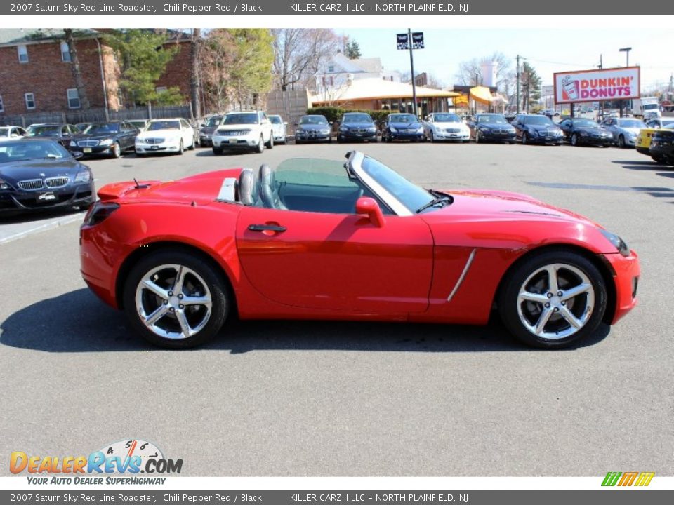 2007 Saturn Sky Red Line Roadster Chili Pepper Red / Black Photo #11