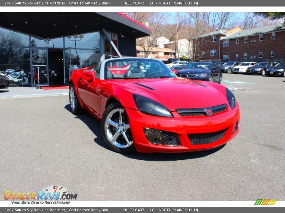 2007 Saturn Sky Red Line Roadster Chili Pepper Red / Black Photo #12