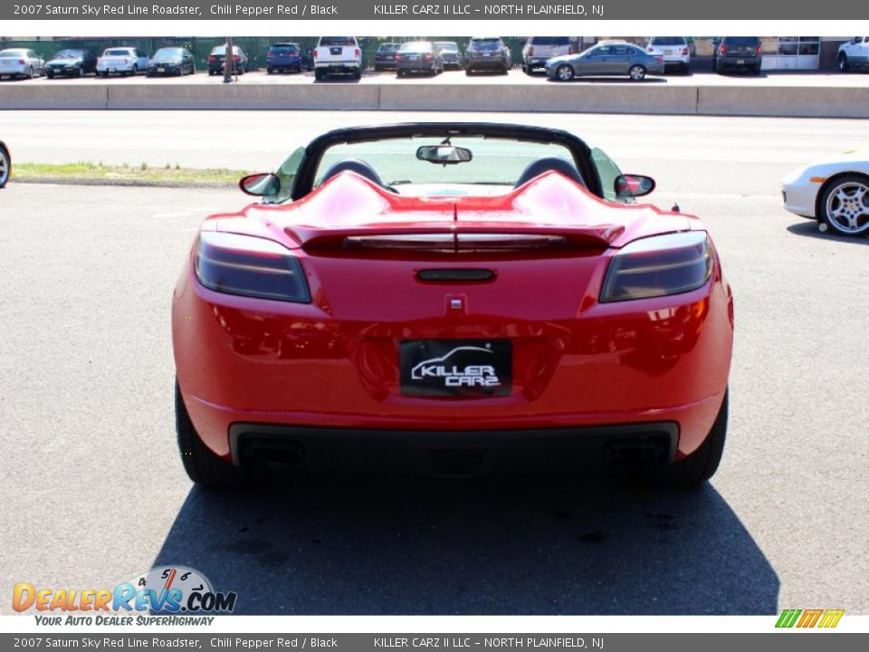 2007 Saturn Sky Red Line Roadster Chili Pepper Red / Black Photo #14