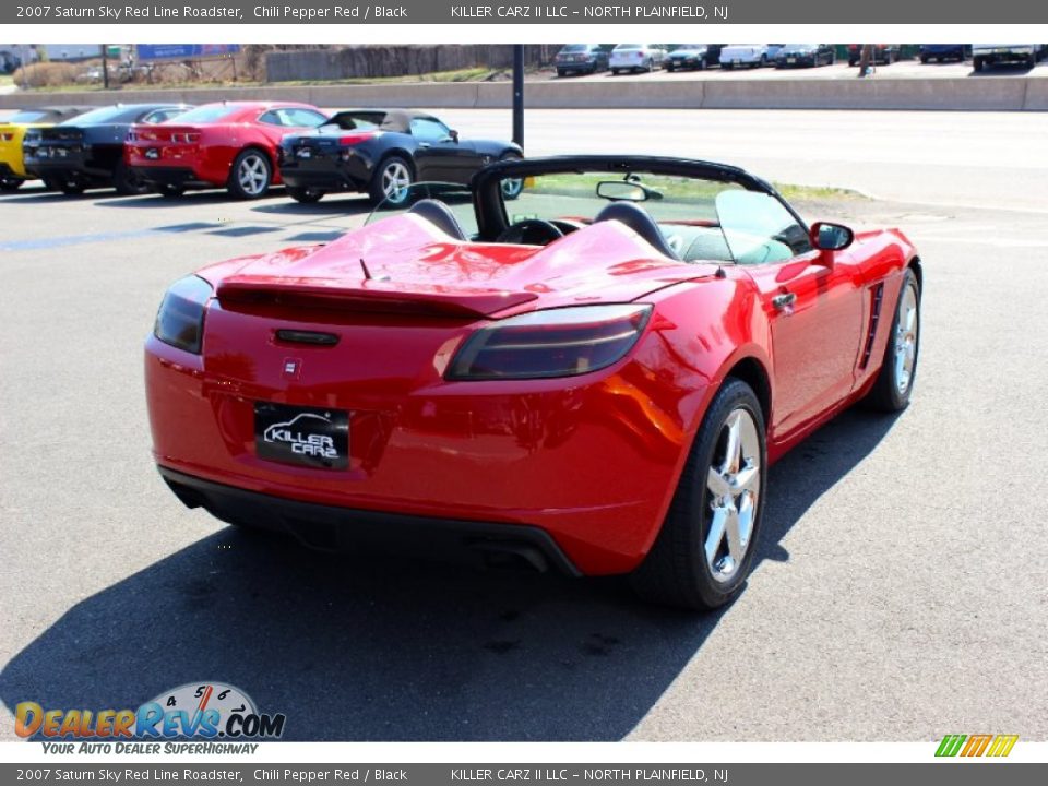 2007 Saturn Sky Red Line Roadster Chili Pepper Red / Black Photo #16
