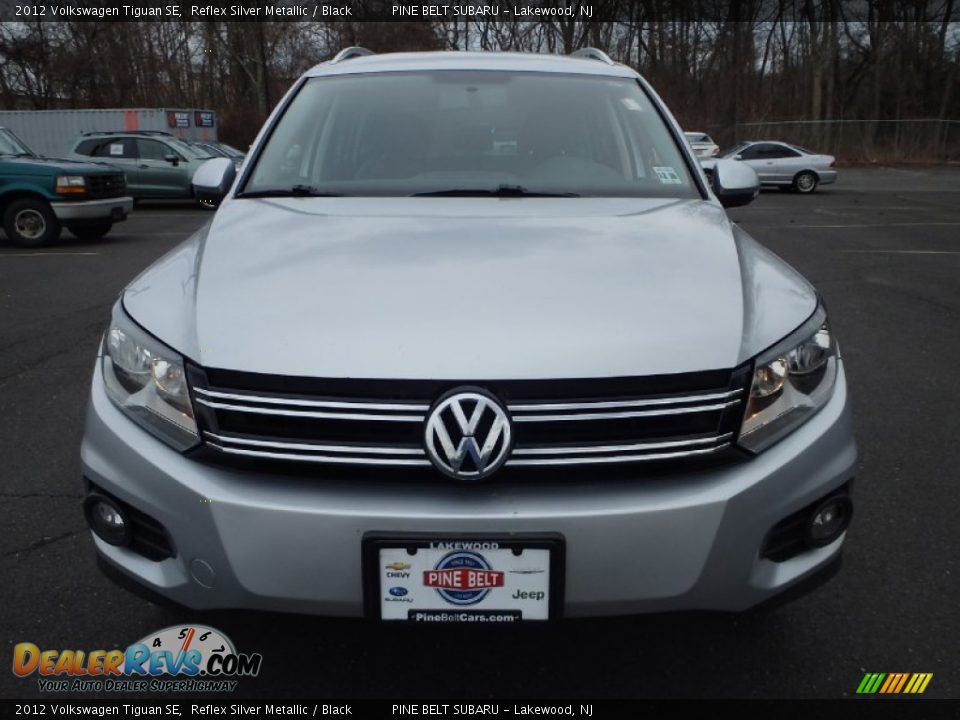 2012 Volkswagen Tiguan SE Reflex Silver Metallic / Black Photo #2