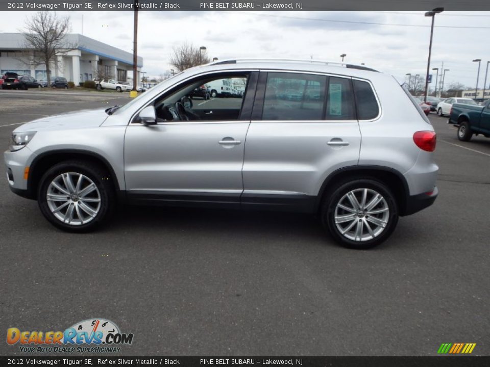 2012 Volkswagen Tiguan SE Reflex Silver Metallic / Black Photo #6