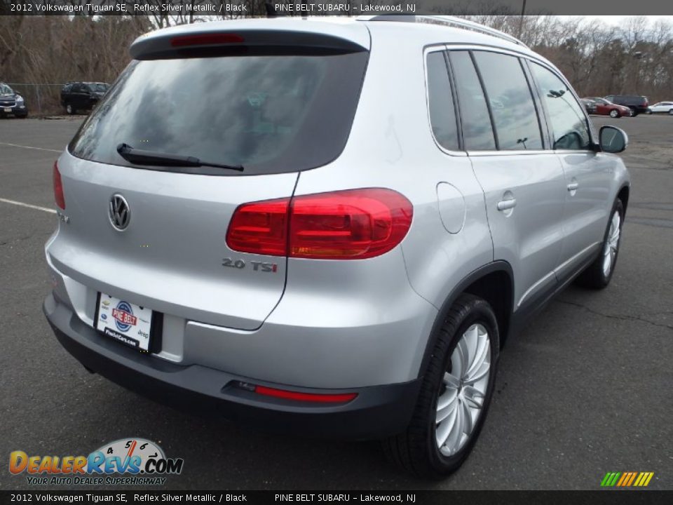 2012 Volkswagen Tiguan SE Reflex Silver Metallic / Black Photo #7