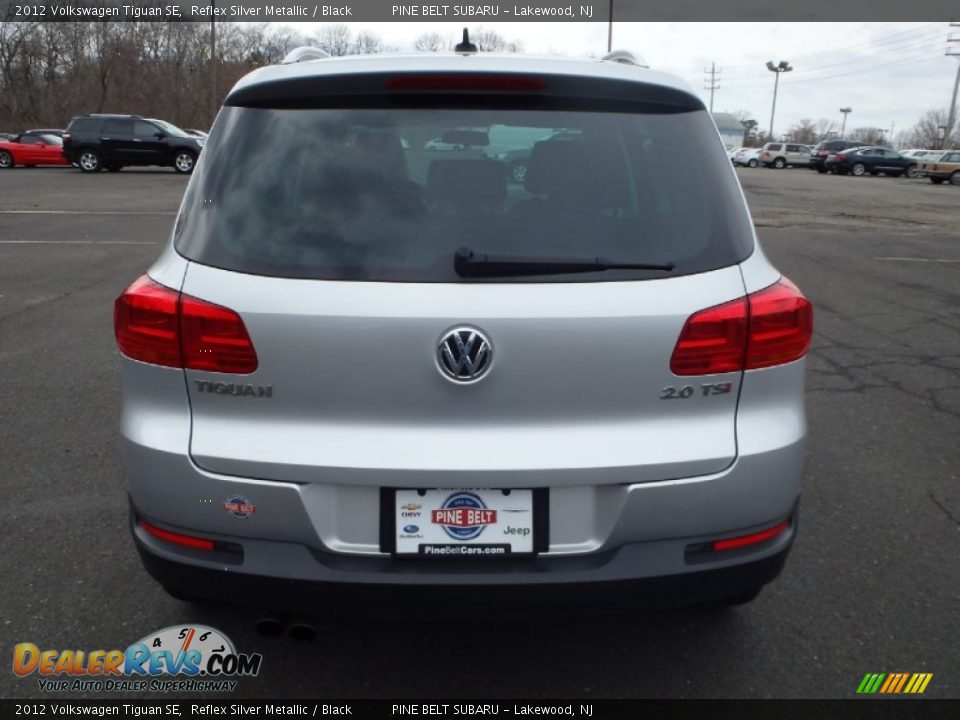 2012 Volkswagen Tiguan SE Reflex Silver Metallic / Black Photo #8