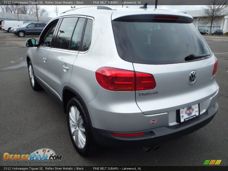 2012 Volkswagen Tiguan SE Reflex Silver Metallic / Black Photo #9