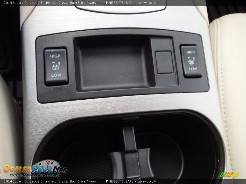 2014 Subaru Outback 2.5i Limited Crystal Black Silica / Ivory Photo #17