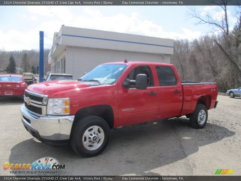 2014 Chevrolet Silverado 2500HD LT Crew Cab 4x4 Victory Red / Ebony Photo #1