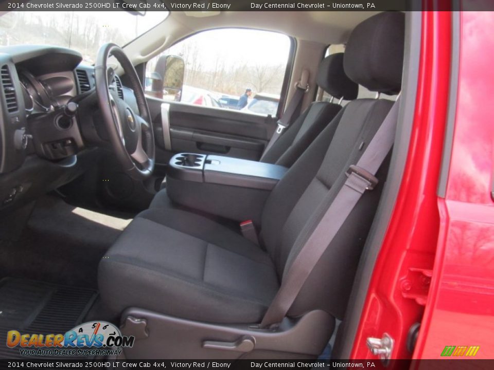 Front Seat of 2014 Chevrolet Silverado 2500HD LT Crew Cab 4x4 Photo #14