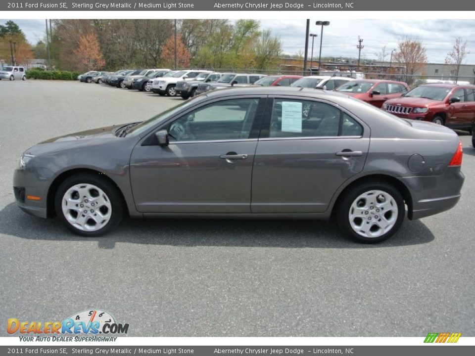 2011 Ford Fusion SE Sterling Grey Metallic / Medium Light Stone Photo #3