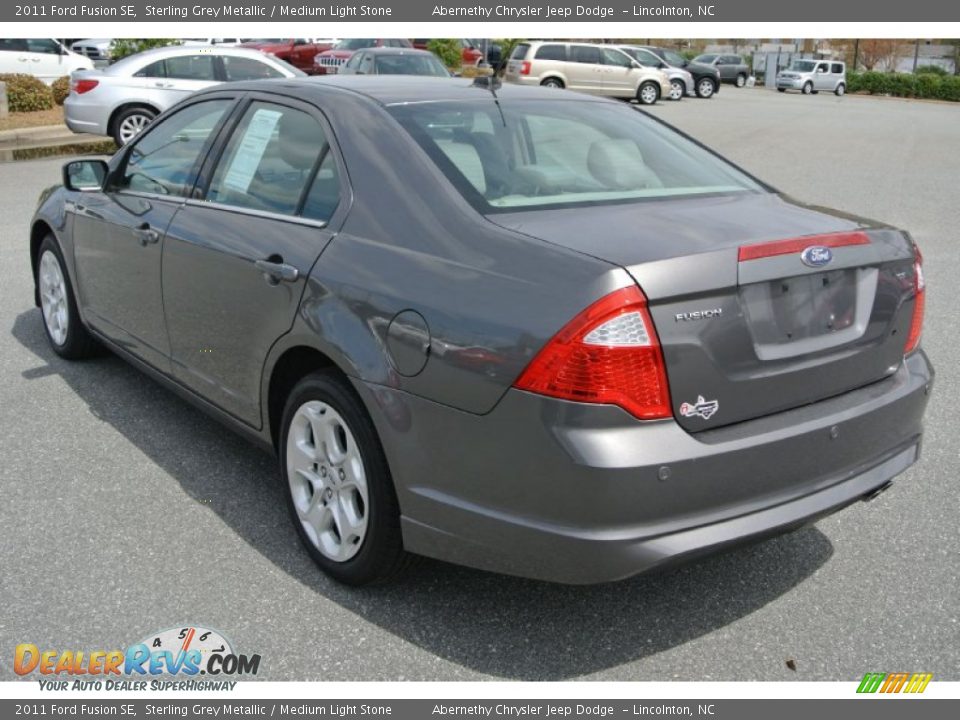 2011 Ford Fusion SE Sterling Grey Metallic / Medium Light Stone Photo #4